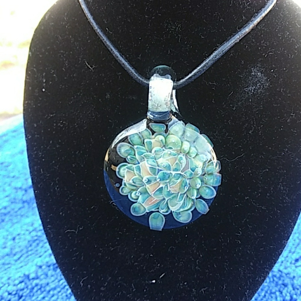 Beautiful millifori glass necklace